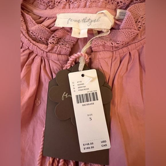 Anthropologie Forever That Girl Long-Sleeve V-Neck Peasant Blouse - Picture 11 of 11